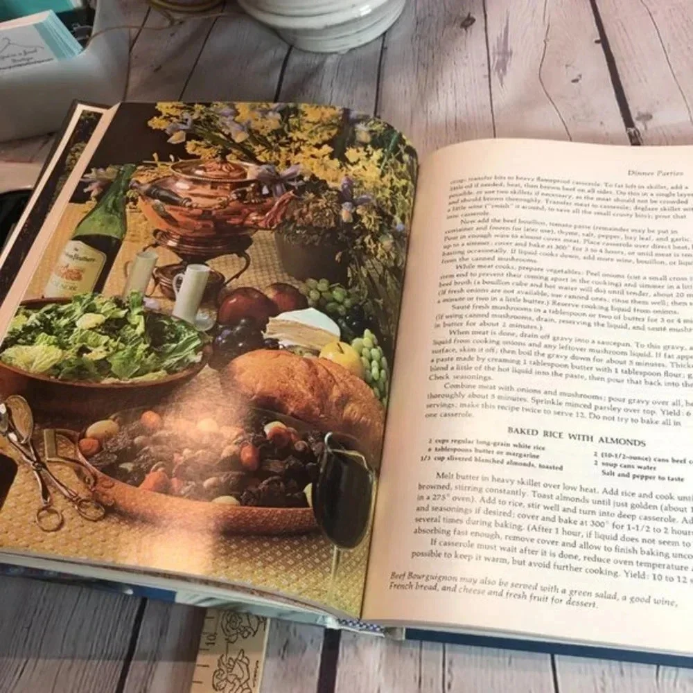 vtg 1972 SOUTHERN LIVING PARTY cookbook farmhouse country cottage retro kitschy